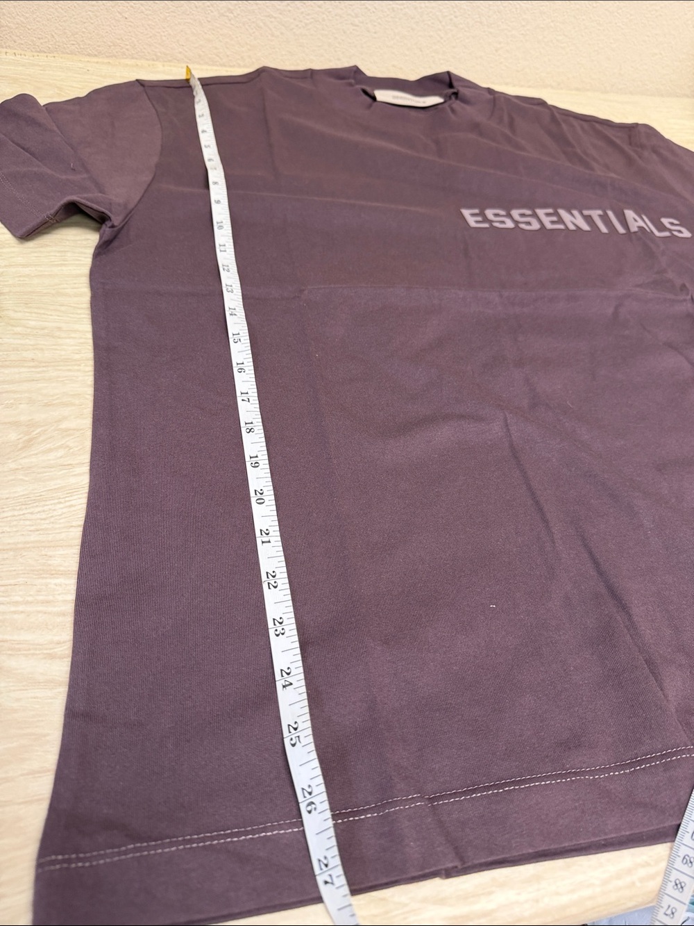 FEAR OF GOD ESSENTIALS TEE PLUM - S - Picture 5 of 10